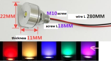 (image for) 3V 5V led bulb Mini led downlights USB Recessed LED Spotlights
