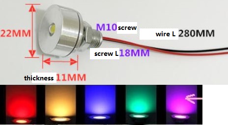 (image for) 3V 5V led bulb Mini led downlights USB Recessed LED Spotlights - Click Image to Close