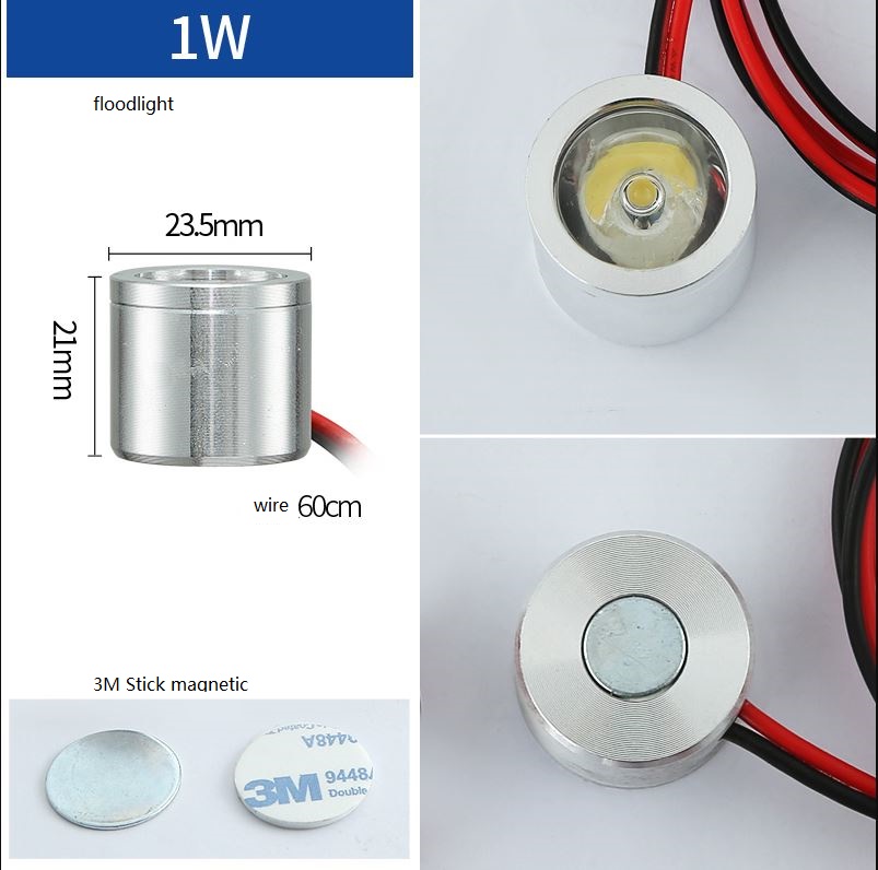 1W magnetic led floodlight for mechanical equipment working area