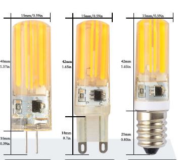 5W G4 LED light Bulb DC 12V AC 12V AC 220V LED Bulb G9 E14 LED