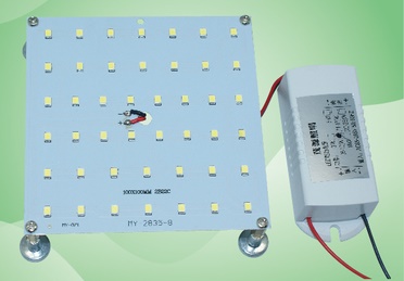 (image for) 8 Watt led panel light as 30W 2D fluorescent replacement