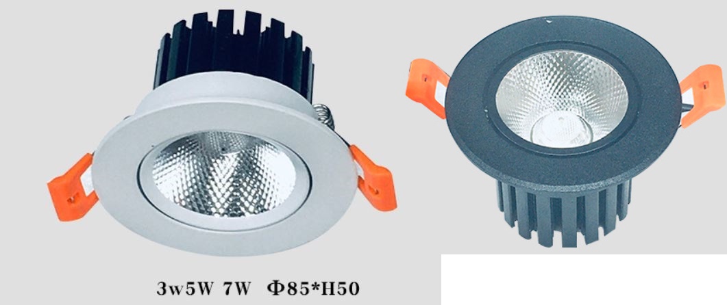 (image for) 3" LED 7W 0-10V dimmable Tuya dali compatible light fittings - Click Image to Close