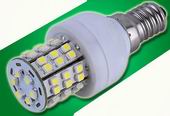 E14, 3W dimmable LED Bulb, 31mm ball w/48pcs 3528 SMD LED