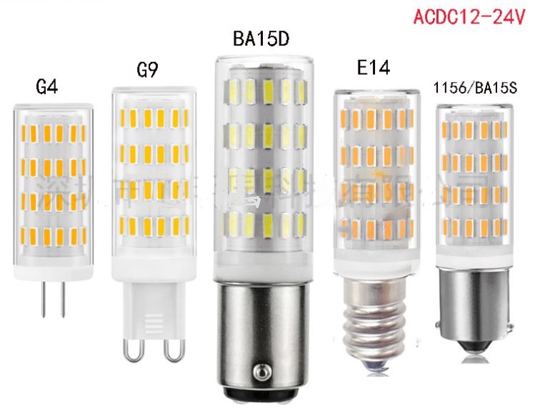 3.5W 12V~24V SCR dimmable BA15d 1156 G4 G9 E14 LED Bulb