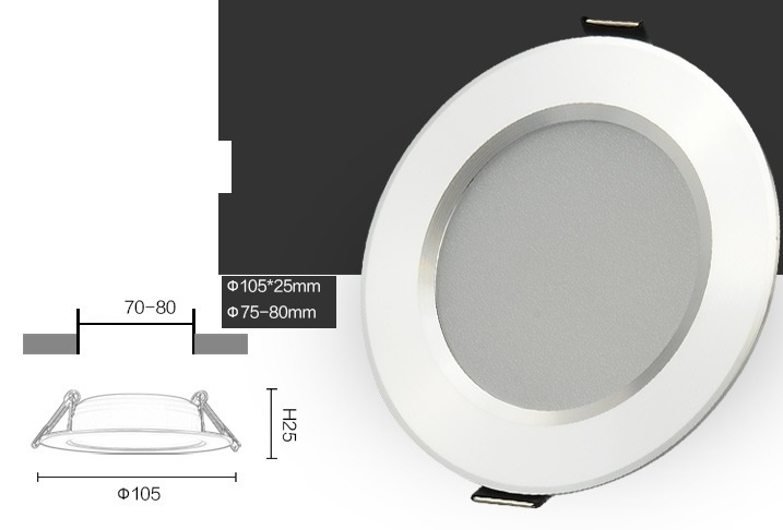 (image for) 3" 5W Recessed lights Marine & Nautical Ceiling Interior Lights - Click Image to Close