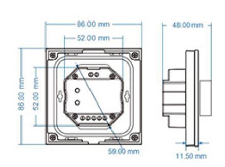(image for) RGB DC dimmer switch, led lights Brightness rotary control DC dimmer swich, CCT Dimmer switch 48v, DC Dimmer 12V, 24V, 36V, 48V, PWM Dimmer switch