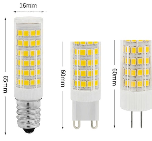 (image for) Ceramic 5W G9 12V led bulb G9 LED 12V G4 LED bulb 120V E14 - Click Image to Close