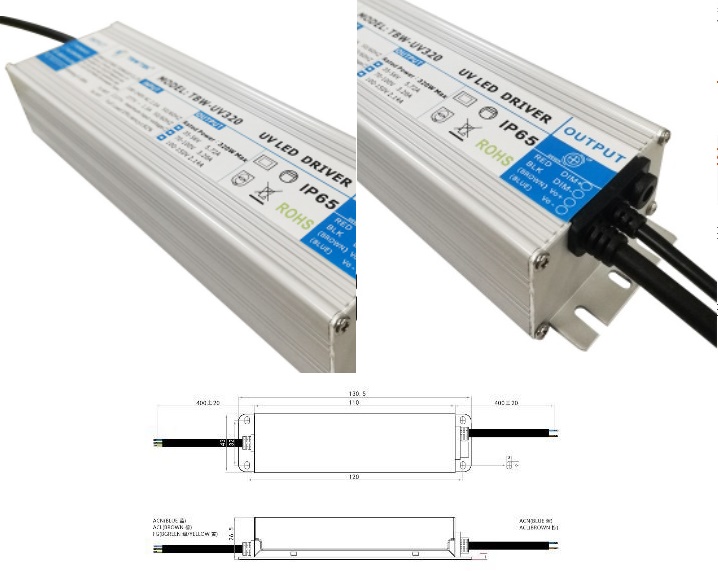 (image for) 400W DC 12V 24V 36V 60V 48V 3-in-1 dimming LED driver 0-10V PWM - Click Image to Close