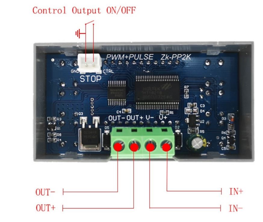 (image for) 8A LED DC Dimmer motor Control digital PWM generator LCD display