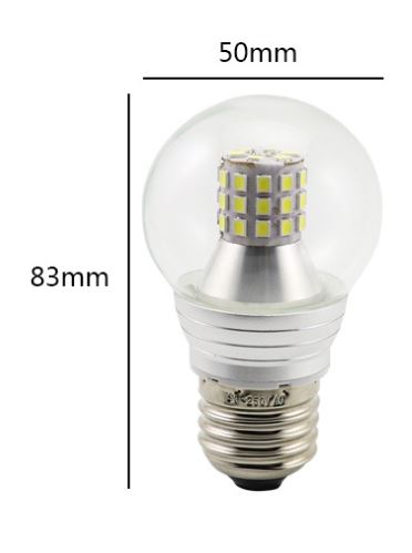 5W A16 led bulb battery charging dimming lighting 24v36v 48v 60V