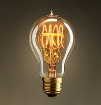 (image for) 8 Watt led filament bulb E27 A19 like incandescent bulb