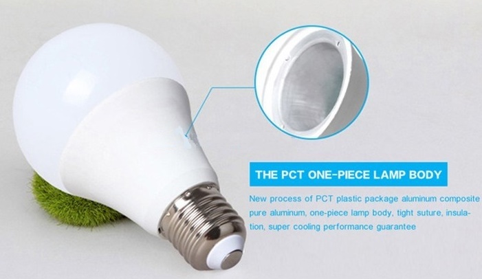 (image for) 9 watt A21 LED light bulbs. E27 or B22 base, AC85~265V