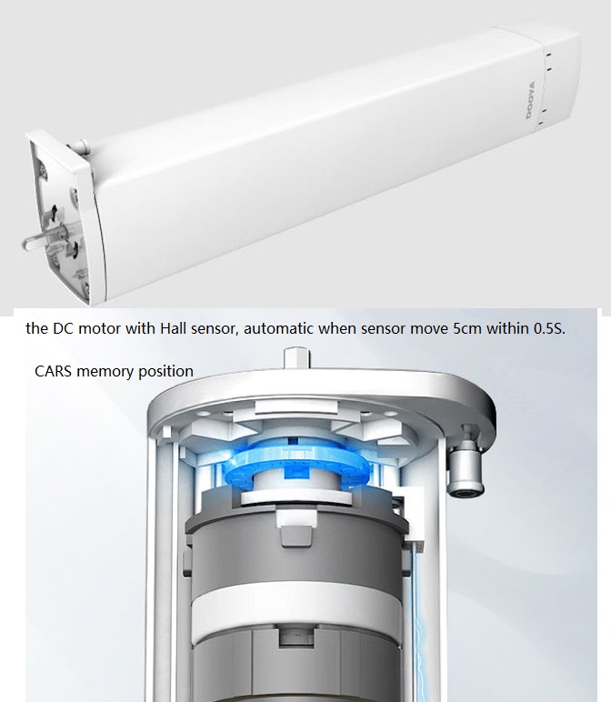 (image for) Customized curved curtain opener homekit, Remote control and Apple Siri speaker remote Single Curtain Track with homekit curtain motor, Nano Silence Track