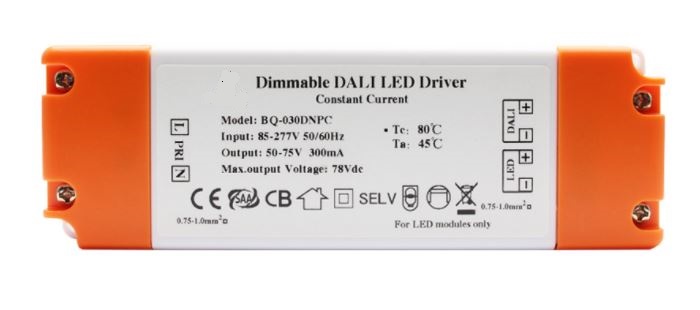 6" 25W dimmable DALI led downlights DALI floodlight