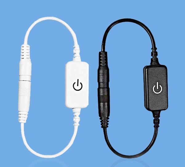 (image for) DC plug 5.5 x 2.1 mm online dimmer switch led lights Brightness Touch On/Off DC dimming for DC dimming led bulb or led strip DC 5V 12V 24V
