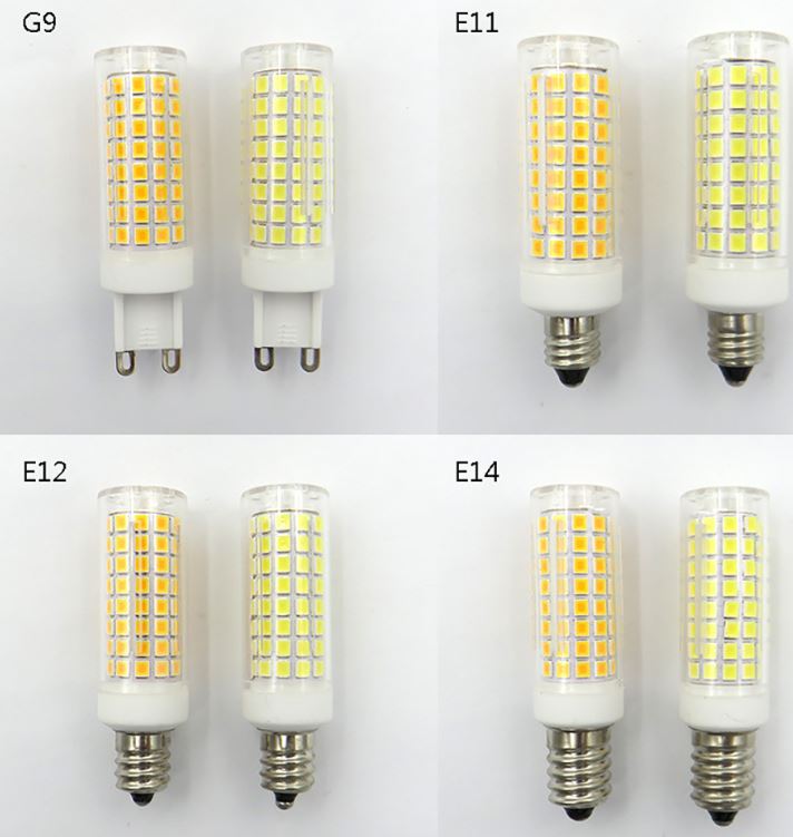 GY6.35 led Bulbs 7W 88LEDs 750 Lumens AC 110V to 265V Voltage Application,G6.35/GY6.35 Bi-pin Base,Crystal Corn Bulb Super Bright White Light 6000k Pack of 2 