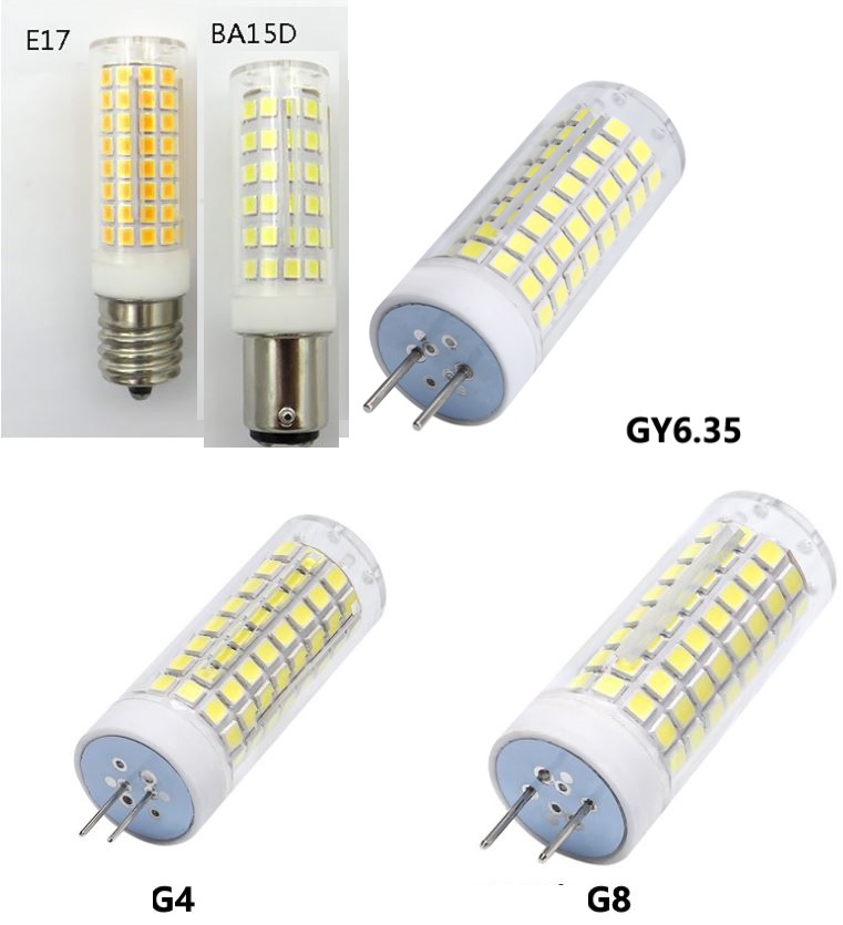 (image for) 10W TRIAC dimmable LED bulb E11 E12 E14 E17 BA15D G4 G8 G9