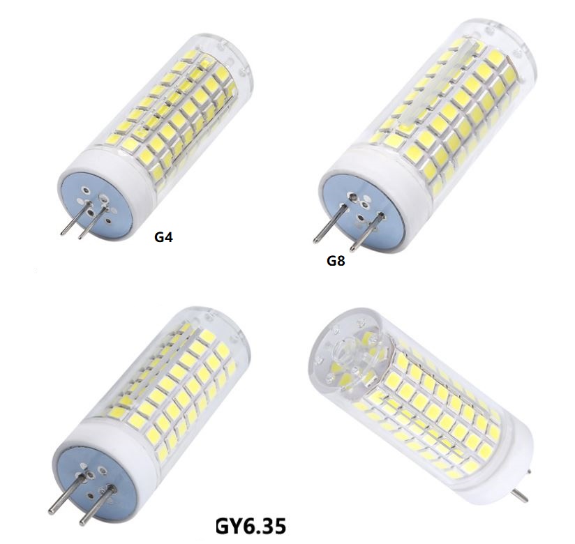 (image for) 10W G8 LED bulb, G4 led 100w equivalent, GY6.35 led 100w equivalent, Triac SCR dimmable LED bulb AC 110V 220V - Click Image to Close