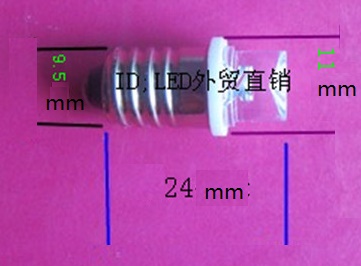 (image for) T10 E10 led bulb Flashlight Replacement Bulb 5V 6.3V 7V 8V 9V