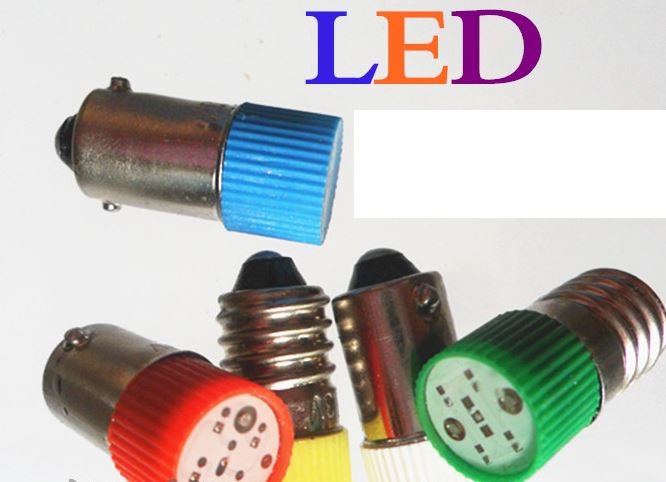 T10 B9 3W LED MINIATURE Torches led Light 3V~24V, AC110V 220V