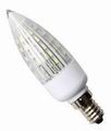 E12 candelabra base 1.5W Warm White LED bulbs, 120V