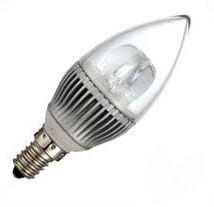 (image for) E14, 3W C39 Candle Light bulbs LED, 6 pcs 5630 SMD, AC85~265V