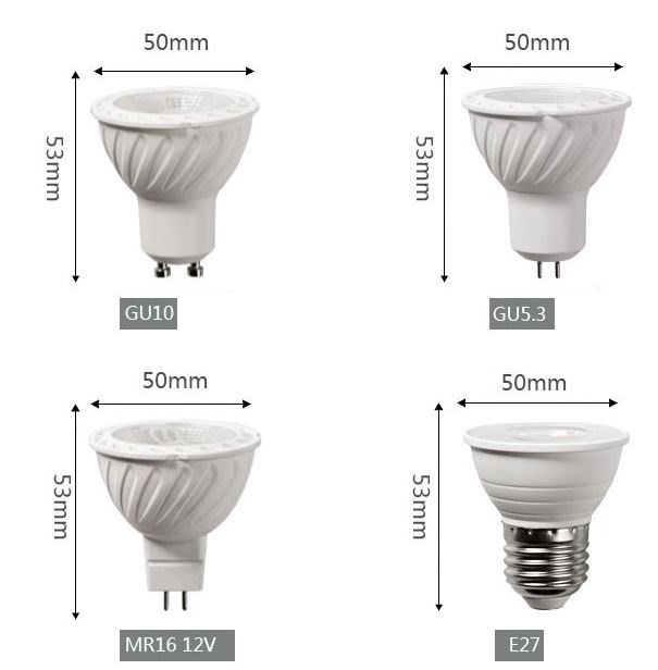 (image for) 5W scene switch LED Bulb for home marine 12V, AC 85V~265V, GU5.3 GU10 MR16 E27 Switching change color temperature 3000k-4000k-6000k