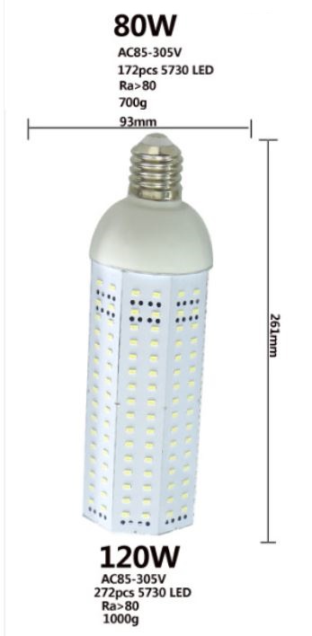 (image for) 80W Phase dimming LED replace Metal Halide bulb AC100~277V