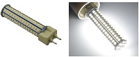 (image for) 15W, G12 Bi-pin LED bulbs, Use 132 pcs 2835 SMD LED, DC 12 volt