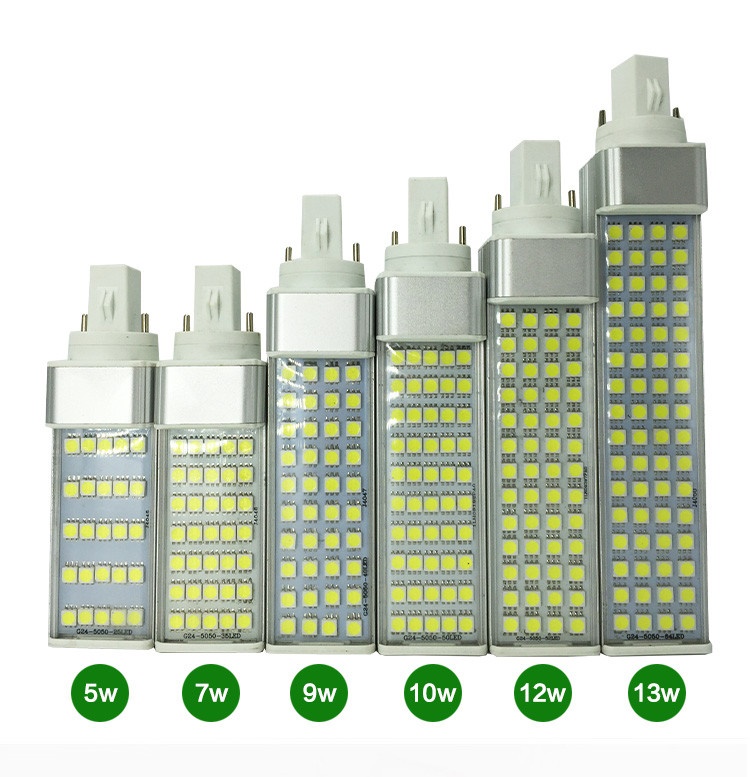 11 watt directional LED light bulbs, AC85~265V, E27 G23 G24 base - Click Image to Close
