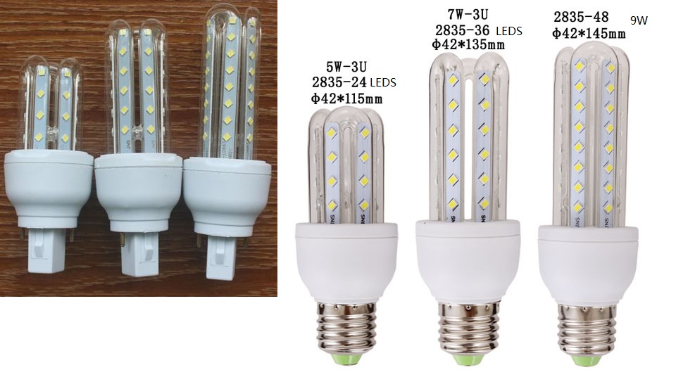 (image for) 7W E27 B22 G24 LED bulb G24 2 G24 pin 4 pin 12V 24V 36V 48V LED - Click Image to Close