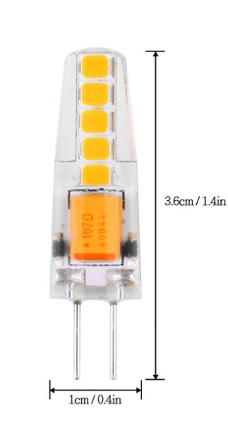 (image for) G4 12V 24V marine led Bulb 3W LED INDICATOR LIGHT - Click Image to Close