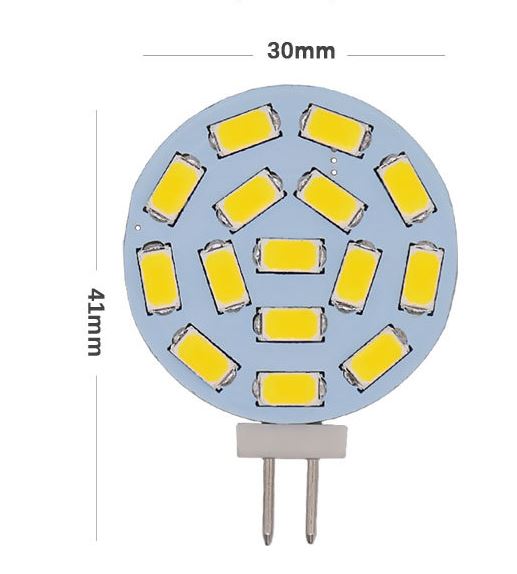 (image for) 3W G4 Bi-pins for 24V boat light system Marine led bulb - Click Image to Close