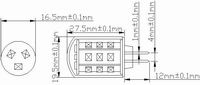 (image for) GY6.35 LED 2.6W blue color led replacement bulbs, DC10~40V