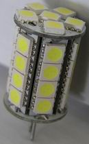 (image for) G4, 4 Watt light bulbs LED, 30pcs 5050 SMD, Cool white, DC12V - Click Image to Close