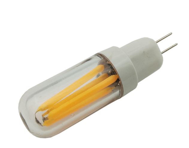 (image for) 3W G4, G5.3, GY6.35 led filament bulb similar incandescent bulb AC110V 220V LED light Bulb, 12V 24V 36V 48V G5.3 GY6.35 G4 halogen bulb Replacements