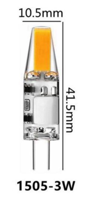 (image for) 3W G4 Bi-pins led bulb replacement G4 led bulb 12V