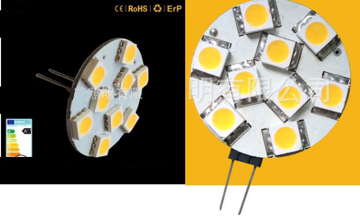 (image for) G4 Back pin LED, 37mm 25mm Extended Long Back Pin G4 LED for marine boat lights, boat lights interior 24V, Back pin g4 led replacement, Back mount with bi-pin G4 LED bulbs