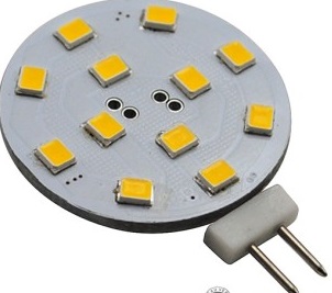 (image for) G4 blue color led lights, 12 pcs 2835 SMD LEDs, DC8~30V