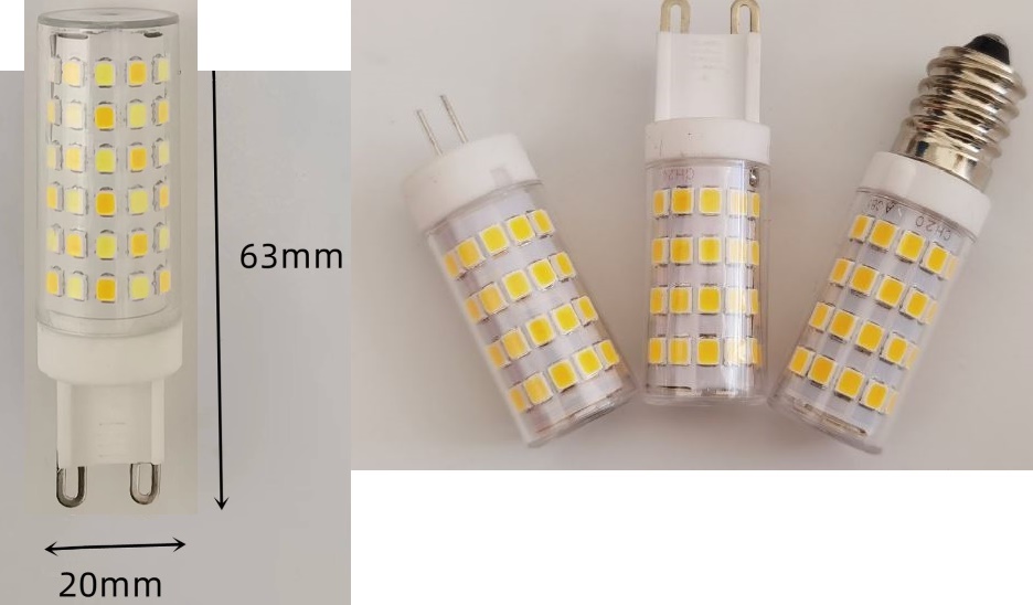 (image for) 9W G9 E14 scene switch LED Bulb for home marine 24V, AC 85~265V, Switching change color temperature 3000k-4000k-6000k
