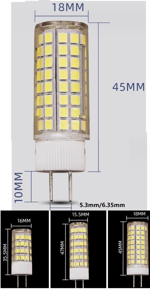 (image for) 8W G6.35 Bi-Pins 12V 24V marine led bulb, Maine Yacht led inner light, G6.35 led bulb 24v replacement, G5.3 led bulb 24v replacement for Maine Yacht inner light