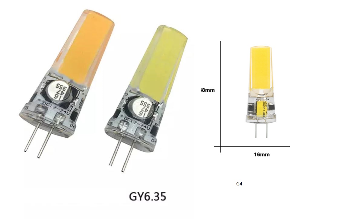 (image for) 5W G4 LED bulb GY6.35 LED bulb DC 12V 24V AC 12V LED bulb - Click Image to Close