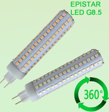 (image for) 277V LED, 15W G8.5 LED lights bulbs, AC100~305V LED - Click Image to Close