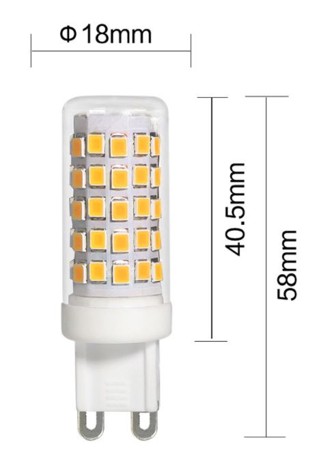 5W G9 LED bulb led bulb triac SCR dimmable ETL certificated