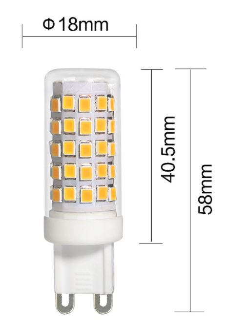 (image for) 5W G9 LED bulb led bulb triac SCR dimmable ETL certificated