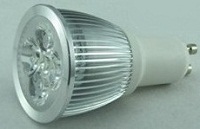 (image for) GU10 LED house lights, 6W using 5 pcs 1W LED, Cool white - Click Image to Close