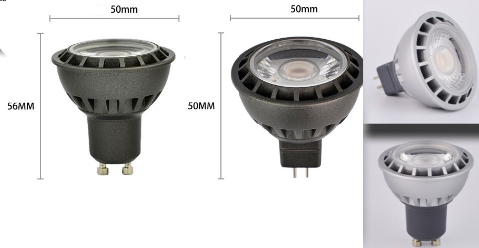 (image for) MR16 GU10 LED bulb 120V 230V SCR Phase dimming LED bulb, Gu10 led bulb 12v replacement - Click Image to Close