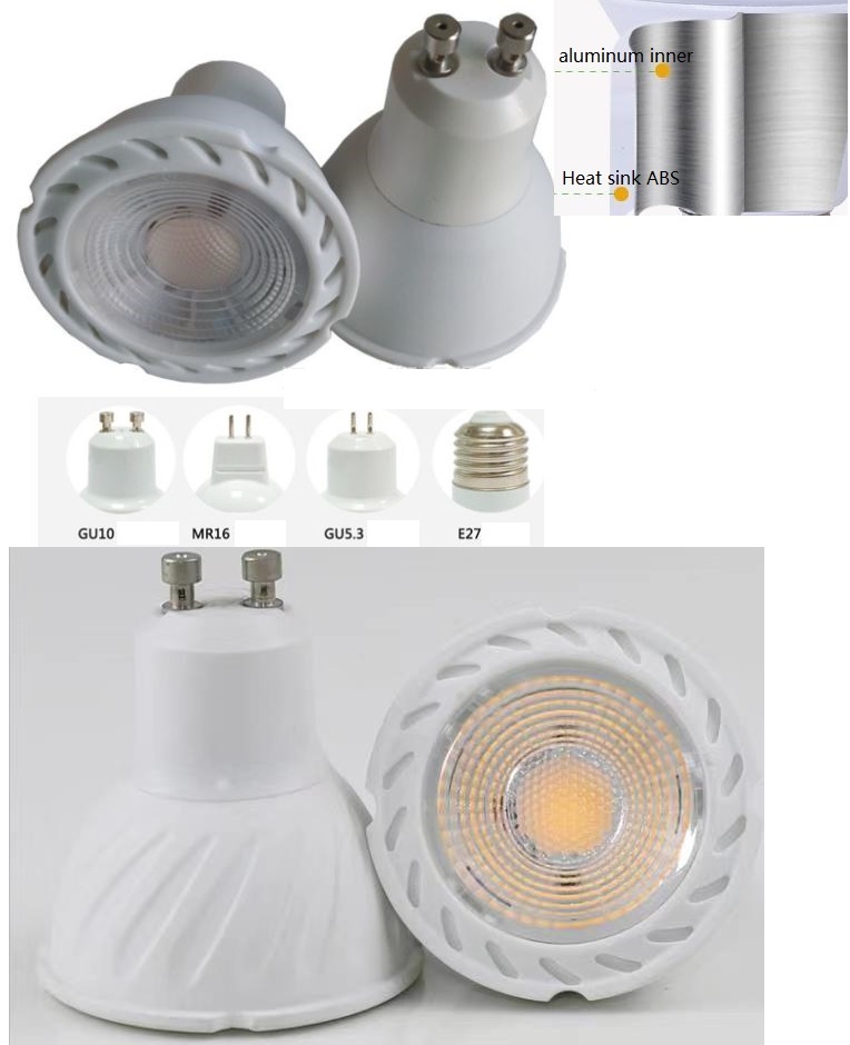(image for) GU10 GU5.3 E27 E14 MR16 5W LED bulb 12V 24V 36V 48V AC100-277V