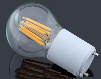 (image for) GU24 base A19 LED light Bulb, 8W dimmable led light bulbs