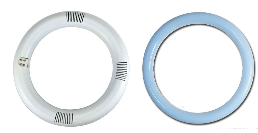 (image for) 9 Watt gx10q-4 led replacement, LED 6.7" ring T9 tube fluorescent relacement, 170mm ring 30mm tube G10Q 4 pins base